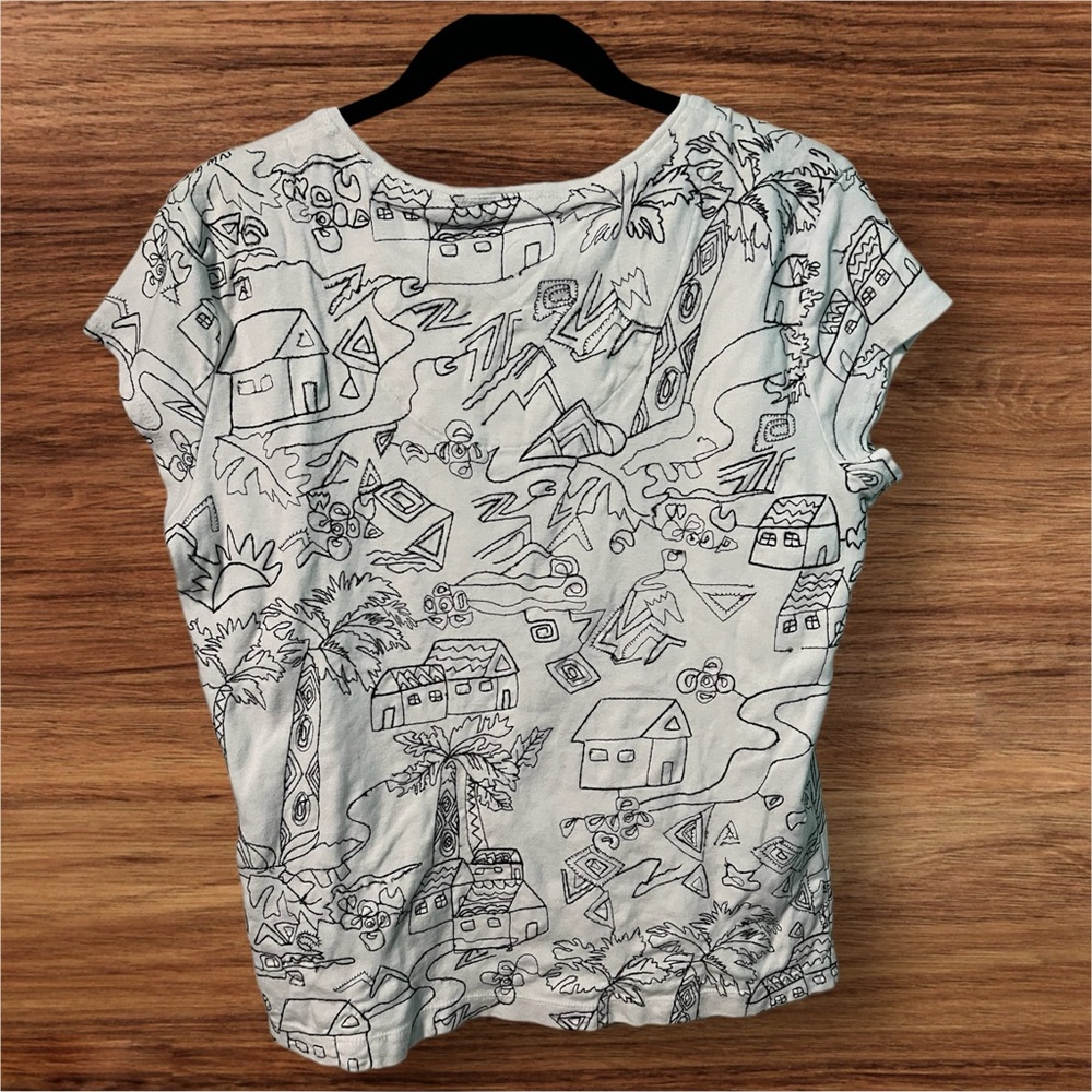 Embroidered Tee - Picture 2 of 6